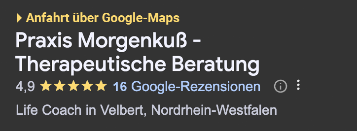 Bewertungen auf Google